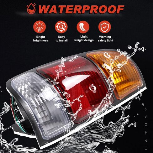 Tail Light Assembly Compatible With 2000 2001 2002 2003 2004 2005 2006 Toyota Tundra Driver and Passsenger Side Taillights Replace 81550-0C010 81560-0C010 in Saudi Arabia