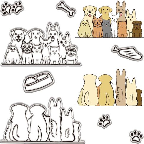 Craspire Mushroom Clear Stamps Silicone Stamp Seal طوابع سيليكون شفافة للبطاقات التي تجعل عيد الأم يوم الأب DIY Scrapbooking Journal Album in Kuwait