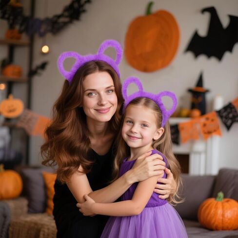 Yolyoo 3pcs Chipmunk Ears Headband Mouse Ears Headband Fuzzy Mouse Headband Cosplay Animal Halloween Christmas Costume in Saudi Arabia