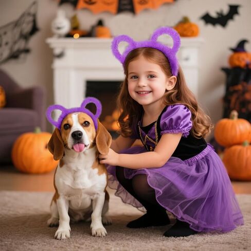 Yolyoo 3pcs Chipmunk Ears Headband Mouse Ears Headband Fuzzy Mouse Headband Cosplay Animal Halloween Christmas Costume in Saudi Arabia