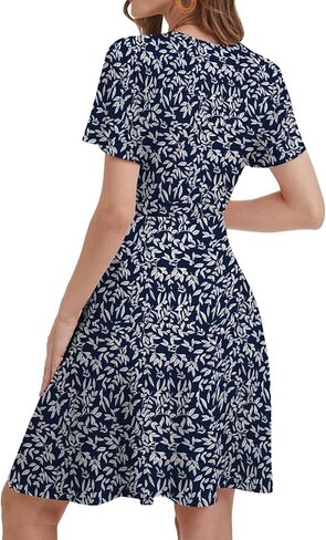 Summer Dresses for Women 2025 Floral Sundresses Elegant Classy Fashion Casual Outfit Plus Size in Kuwait