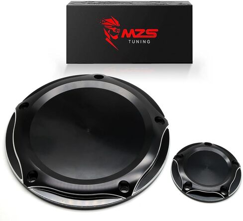 MZS Motorcycle Derby Timer Covers ، 6 Hole Engine Cover Cover Cap متوافق مع 2004-2022 Sportster XL 883 1200 48 72 Iron XR1200 XR1200X in Saudi Arabia