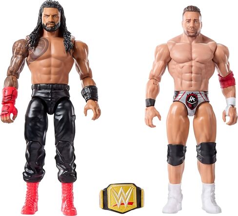 Mattel WWE Main Event Showdown Action Action 2-pack مع ملحق ، سلسلة #23 Jey Uso vs Drew McIntyre Collection ، 6 بوصات in Kuwait