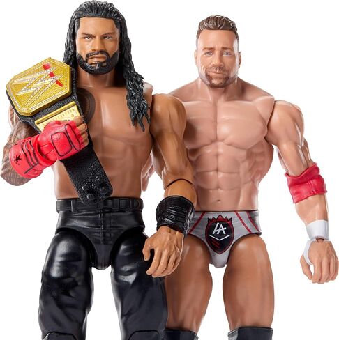 Mattel WWE Main Event Showdown Action Action 2-pack مع ملحق ، سلسلة #23 Jey Uso vs Drew McIntyre Collection ، 6 بوصات in Kuwait