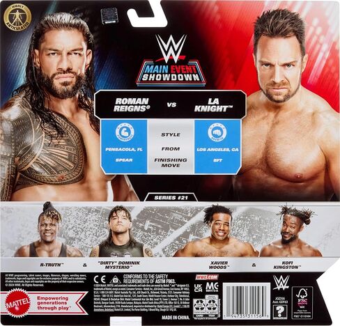 Mattel WWE Main Event Showdown Action Action 2-pack مع ملحق ، سلسلة #23 Jey Uso vs Drew McIntyre Collection ، 6 بوصات in Kuwait
