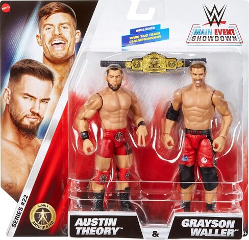 Mattel WWE Main Event Showdown Action Action 2-pack مع ملحق ، سلسلة #23 Jey Uso vs Drew McIntyre Collection ، 6 بوصات in Kuwait