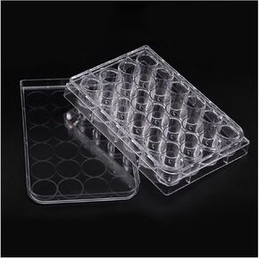 96 Well Culture Plate with Lid,Sterile Flat Bottom,Individual Pack (Pack of 15) in Kuwait
