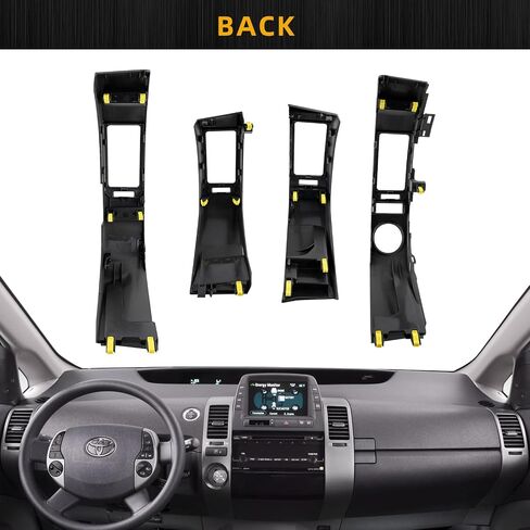 Center AC Dash Air Vent Trim Panel Compatible With Toyota Prius 1.5L 2004-2009 Air Vent Outlet Panel 1 Pair Left and Right Side Replaces 55670-47060 55680-47020 in Saudi Arabia