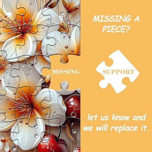 Flower Puzzles for Adults 1000 Pieces, Floral Art Jigsaw Puzzle, Colorful Spring Garden Puzzles, Nature Challenging Puzzles for Adults in Saudi Arabia