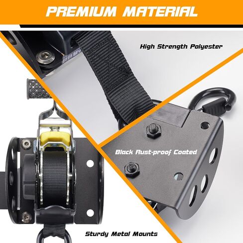 2pcs أحزمة السقاطة القابلة للسحب-متوافقة مع 2015-2025 Ford F150 Retractabletie لأسفل 10 أقدام استبدال لعام 2015-2025 Ford F-150 الملحقات in Kuwait