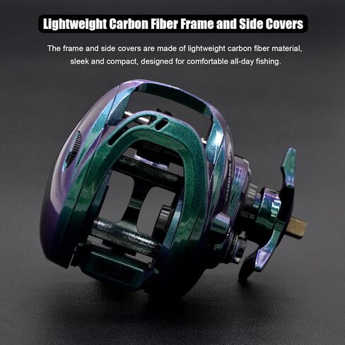 بكرة صيد السمك من كاميليون 200، بوزن 6.5 أونصة فقط. إطار من ألياف الكربون وأغطية جانبية، محامل كروية من الفولاذ المقاوم للصدأ 9+1، مكابح مغناطيسية، مقابض فلين مزدوجة، عجلة صغيرة الحجم in Kuwait