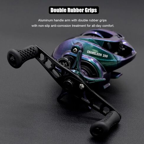 بكرة صيد السمك من كاميليون 200، بوزن 6.5 أونصة فقط. إطار من ألياف الكربون وأغطية جانبية، محامل كروية من الفولاذ المقاوم للصدأ 9+1، مكابح مغناطيسية، مقابض فلين مزدوجة، عجلة صغيرة الحجم in Kuwait
