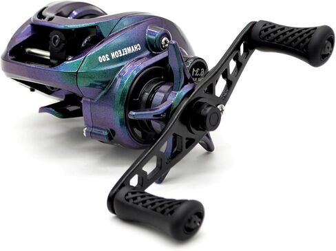 بكرة صيد السمك من كاميليون 200، بوزن 6.5 أونصة فقط. إطار من ألياف الكربون وأغطية جانبية، محامل كروية من الفولاذ المقاوم للصدأ 9+1، مكابح مغناطيسية، مقابض فلين مزدوجة، عجلة صغيرة الحجم in Kuwait