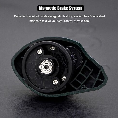 بكرة صيد السمك من كاميليون 200، بوزن 6.5 أونصة فقط. إطار من ألياف الكربون وأغطية جانبية، محامل كروية من الفولاذ المقاوم للصدأ 9+1، مكابح مغناطيسية، مقابض فلين مزدوجة، عجلة صغيرة الحجم in Kuwait