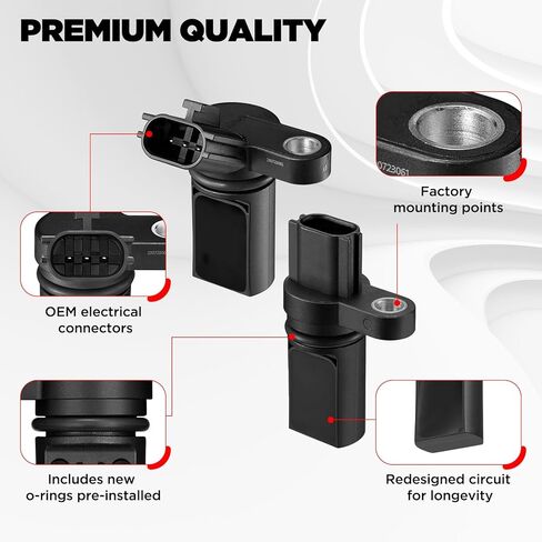 BDFHYK 907-825 Cam Camshaft Position Sensor 2PCS for Kia Optima Magentis Rondo Forte Forte Koup Sorento Sportage, Hyundai Sonata Genesis Coupe Santa Fe Tucson Santa Fe Sport in Kuwait