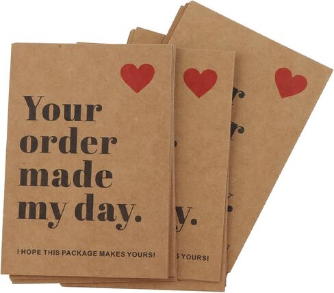 120Pcs Thank You Cards for Small Business, 3.9 x 2.7 Inches / 10 x 7 cm Bulk Customer Appreciation Cards for Small Business Packaging Supplies in Kuwait