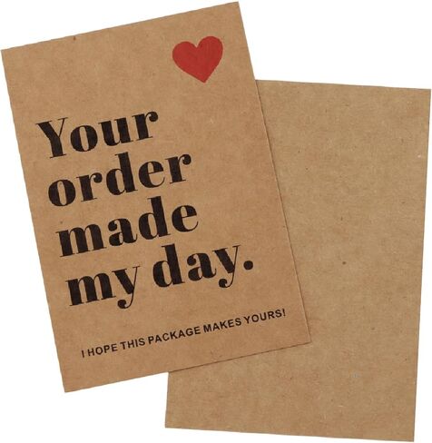 120Pcs Thank You Cards for Small Business, 3.9 x 2.7 Inches / 10 x 7 cm Bulk Customer Appreciation Cards for Small Business Packaging Supplies in Kuwait