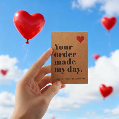 120Pcs Thank You Cards for Small Business, 3.9 x 2.7 Inches / 10 x 7 cm Bulk Customer Appreciation Cards for Small Business Packaging Supplies in Kuwait