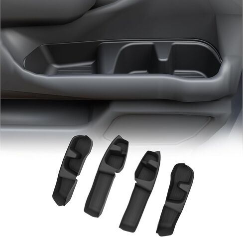 Door Side Storage Tray Compatible with 2023-2025 Honda CRV Side Door Storage Box Organizer Car Side Phone Pocket TPE Front & Rear 4PCS for 2024 CR-V Accessories in Saudi Arabia