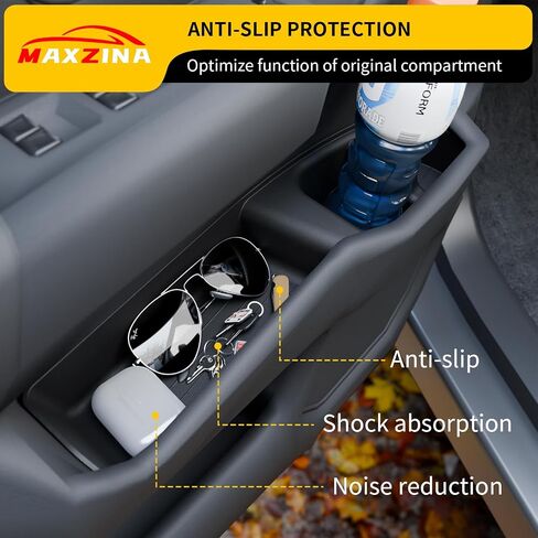Door Side Storage Tray Compatible with 2023-2025 Honda CRV Side Door Storage Box Organizer Car Side Phone Pocket TPE Front & Rear 4PCS for 2024 CR-V Accessories in Saudi Arabia