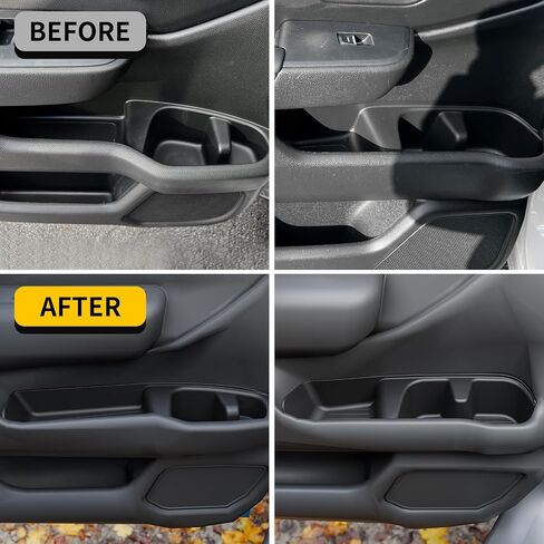 Door Side Storage Tray Compatible with 2023-2025 Honda CRV Side Door Storage Box Organizer Car Side Phone Pocket TPE Front & Rear 4PCS for 2024 CR-V Accessories in Saudi Arabia