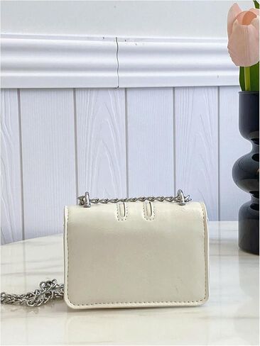 Women's Bow Knot Chain Cross Body Handbag Flap Mini Squared Shoulder Bags in Saudi Arabia