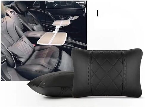 Lumbar Support Pillows for Car Automotive Seat Cushions Lower Back Pillow for Mercedes Benz Maybach S-Class Waist Bolster Car Accessories in Saudi Arabia