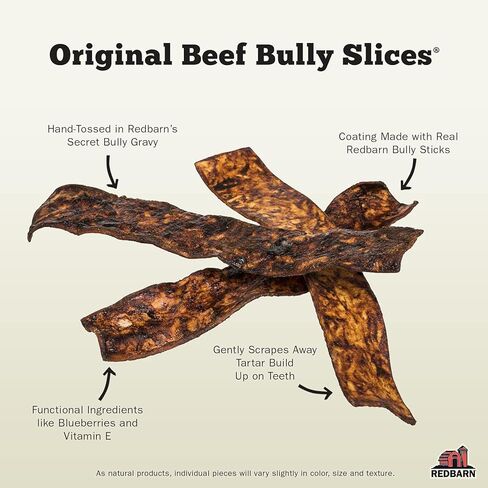 Redbarn Bully Slices for Dogs French Toast Natural Dental Treats 12 Bags in Kuwait