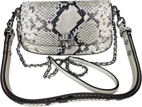 Tory Burch 138772 Britten Moose Brown With Gold Hardware Women's Convertible Crossbody Bag in Saudi Arabia