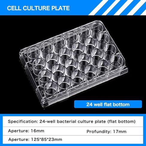 96 Well Culture Plate with Lid,Sterile Flat Bottom,Individual Pack (Pack of 15) in Kuwait