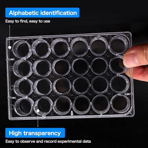 96 Well Culture Plate with Lid,Sterile Flat Bottom,Individual Pack (Pack of 15) in Kuwait