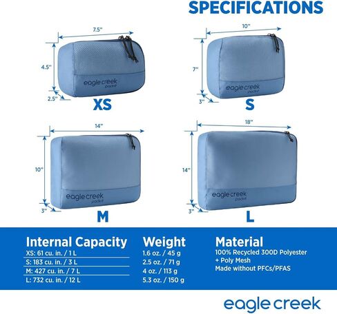 Eagle Creek Pack-It Reveal Cube M Black in Saudi Arabia