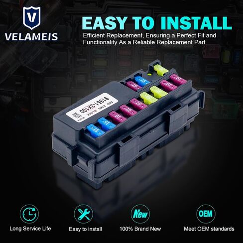 Engine Small Fuse Box Compatible 91951-3X150 Compatible with 2014 2015 2016 Hyundai in Saudi Arabia