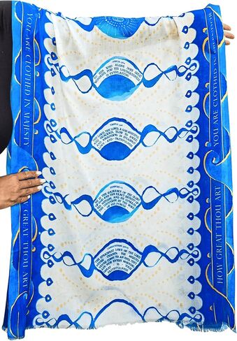 How Great Thou Art Christian Prayer Shawl for Women - Soft, Lightweight Biblical Gift Prayer Scarf for Worship, Praise in Kuwait