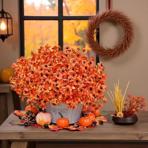 12 PCS أوراق الأوكالبتوس مختلطة من السيقان ، فروع فو مع 5 أنواع من الأوراق لباقة زفاف مركزية - الأخضر in Kuwait