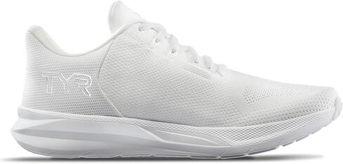 TYR Unisex Techknit RNR-1 Trainer Running Shoes Sneaker, White/Black, 5 US Men in Saudi Arabia