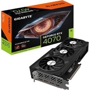 GIGABYTE GeForce RTX 5070 WINDFORCE OC SFF 12G Graphics Card, 12GB 192-bit GDDR7, PCIe 5.0, WINDFORCE Cooling System, GV-N5070WF3OC-12GD Video Card in Kuwait