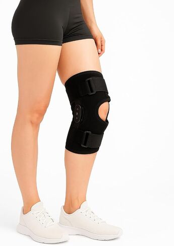 Comfyorthopedic 100% Medical Grade Red Light Therapy for Knee Pain Relief, Adjustable 850nm Near Infrared 660nm Red Light Wrap, Heated Knee Brace Device For Stiffness, Recovery and Joint Support in Saudi Arabia
