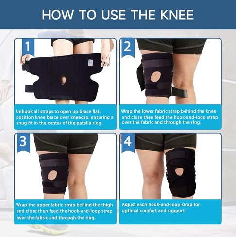 Comfyorthopedic 100% Medical Grade Red Light Therapy for Knee Pain Relief, Adjustable 850nm Near Infrared 660nm Red Light Wrap, Heated Knee Brace Device For Stiffness, Recovery and Joint Support in Saudi Arabia