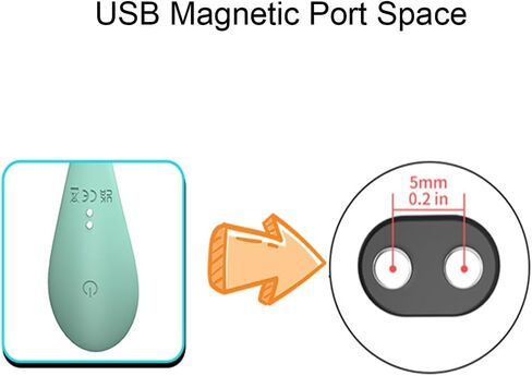 Magnetic USB DC Charger Cable 3.3ft Replacement Charging Cord - 5mm/0.2in in Kuwait