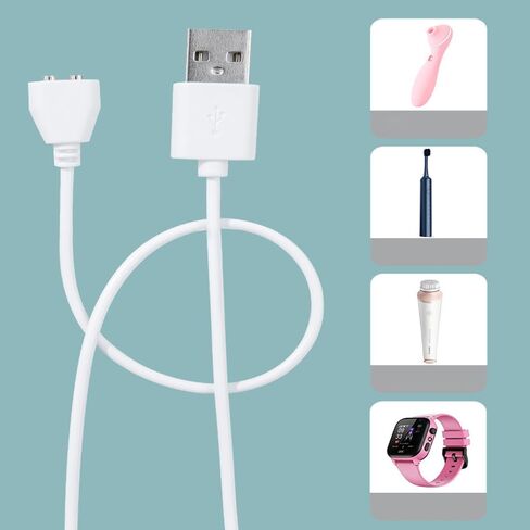 Magnetic USB DC Charger Cable 3.3ft Replacement Charging Cord - 5mm/0.2in in Kuwait