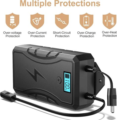 حزمة بطارية للأثاث المتدلي مع شاحن ، 2500 مللي أمبير في الساعة كرسي عالمي حزمة بطارية قابلة لإعادة شحنها مع شاشة LED للكرسي الكهربائي ، الأريكة ، الأريكة ، كرسي المصعد ، أثاث متحركان (رمادي) (رمادي) in Kuwait