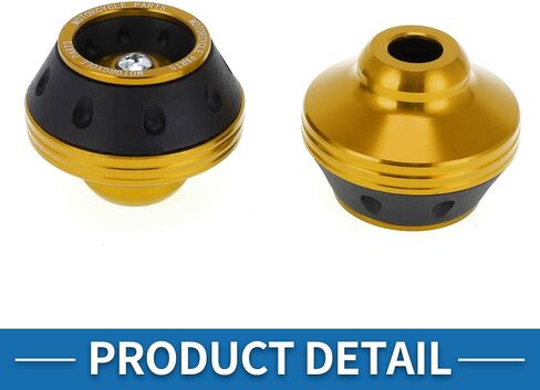 Motorcycle Front Fork Frame Sliders Falling Protection Wheel Crash Protector Scooter Moped Aluminum Alloy Silver Tone 2 Pcs in Saudi Arabia