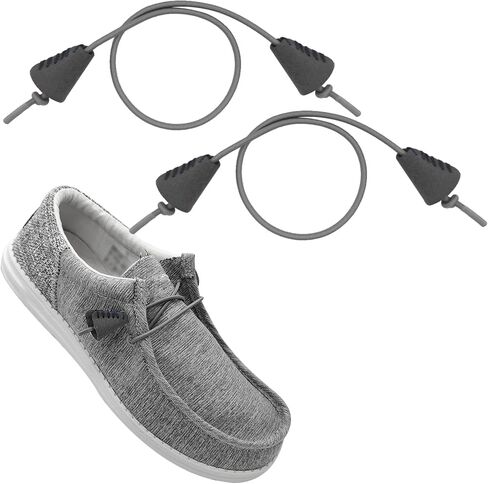 UamGlsob Elastic Shoelaces for Hey Dude, No Tie Bungee Stretchy Shoe Laces, Stretch Replacement Strings kit in Saudi Arabia