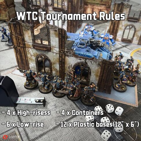 حاوية Wargame Tabletop Terrain 4pcs لـ WH40K و DND وألعاب الطاولة الأخرى in Kuwait