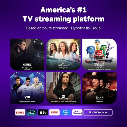 Roku Streaming Stick Plus 2025 - 4K & HDR Roku Streaming Device for TV with Voice Remote - Free & Live TV in Saudi Arabia