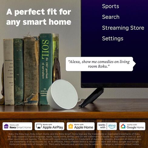 Roku Streaming Stick Plus 2025 - 4K & HDR Roku Streaming Device for TV with Voice Remote - Free & Live TV in Saudi Arabia