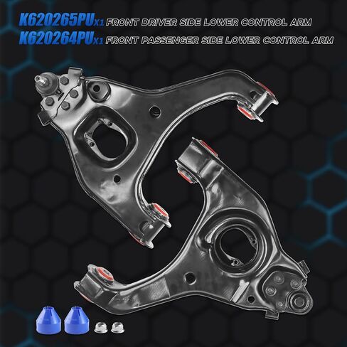 12PCS RWD Front End Suspension Kit for 1999-2006 Chevy Silverado GMC Sierra 1500 2WD, Upper Control Arms w/Ball Joints Suspension Kit Replacement K80942PU in Saudi Arabia