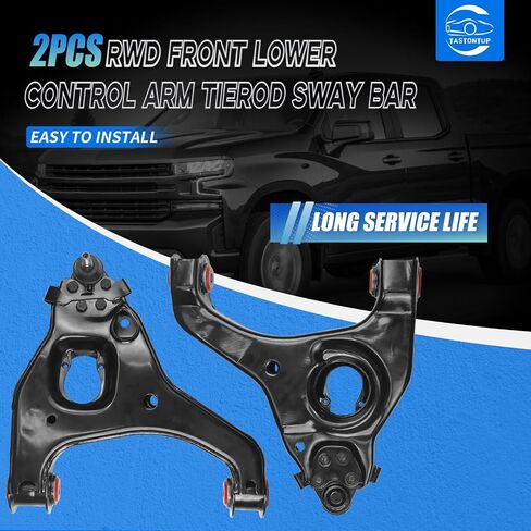 12PCS RWD Front End Suspension Kit for 1999-2006 Chevy Silverado GMC Sierra 1500 2WD, Upper Control Arms w/Ball Joints Suspension Kit Replacement K80942PU in Saudi Arabia