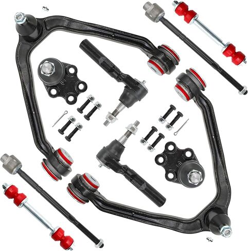 12PCS RWD Front End Suspension Kit for 1999-2006 Chevy Silverado GMC Sierra 1500 2WD, Upper Control Arms w/Ball Joints Suspension Kit Replacement K80942PU in Kuwait